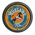 Neonuhr Mustang Oil b